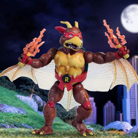 Raphael x Rodan - TMNT x Godzilla Action Figure with Accessories by Playmates Toys