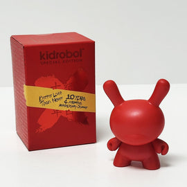 Red 10 Year Anniversary Dunny by Kidrobot