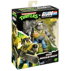 Rocksteady as Buzzer - TMNT x G.I. Joe Action Figure with Accessories by Playmates Toys