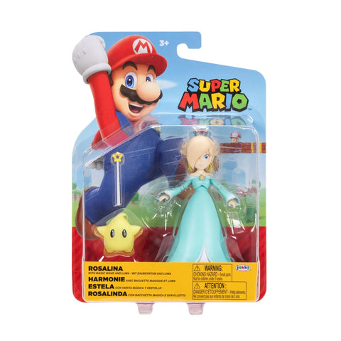 Rosalina 4-Inch Action Figure - Super Mario Wave 52 by JAKKS Pacific