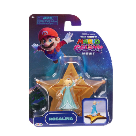 Rosalina with Star 1.5-Inch Mini Figure - Super Mario Galaxy Movie by JAKKS Pacific