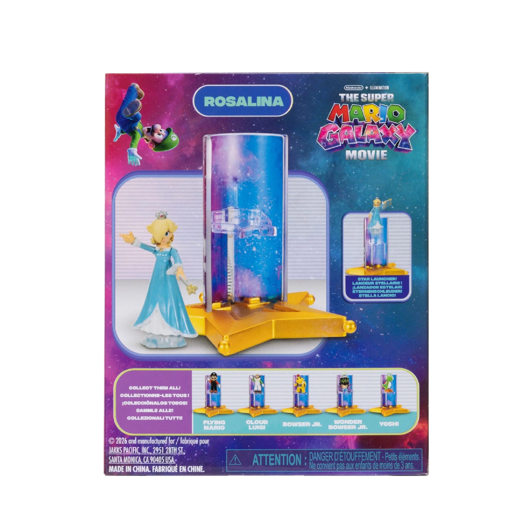 Rosalina 1.5-Inch Feature Mini Figure - Super Mario Galaxy Movie by JAKKS Pacific