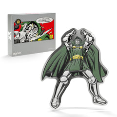 Marvel Doctor Doom, Master of Menace! SDCC Exclusive 1/2 oz Silver Collectible by Agoro
