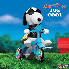 Snoopy Joe Cool (Black with Blue Trike) Cycle Figure Super7