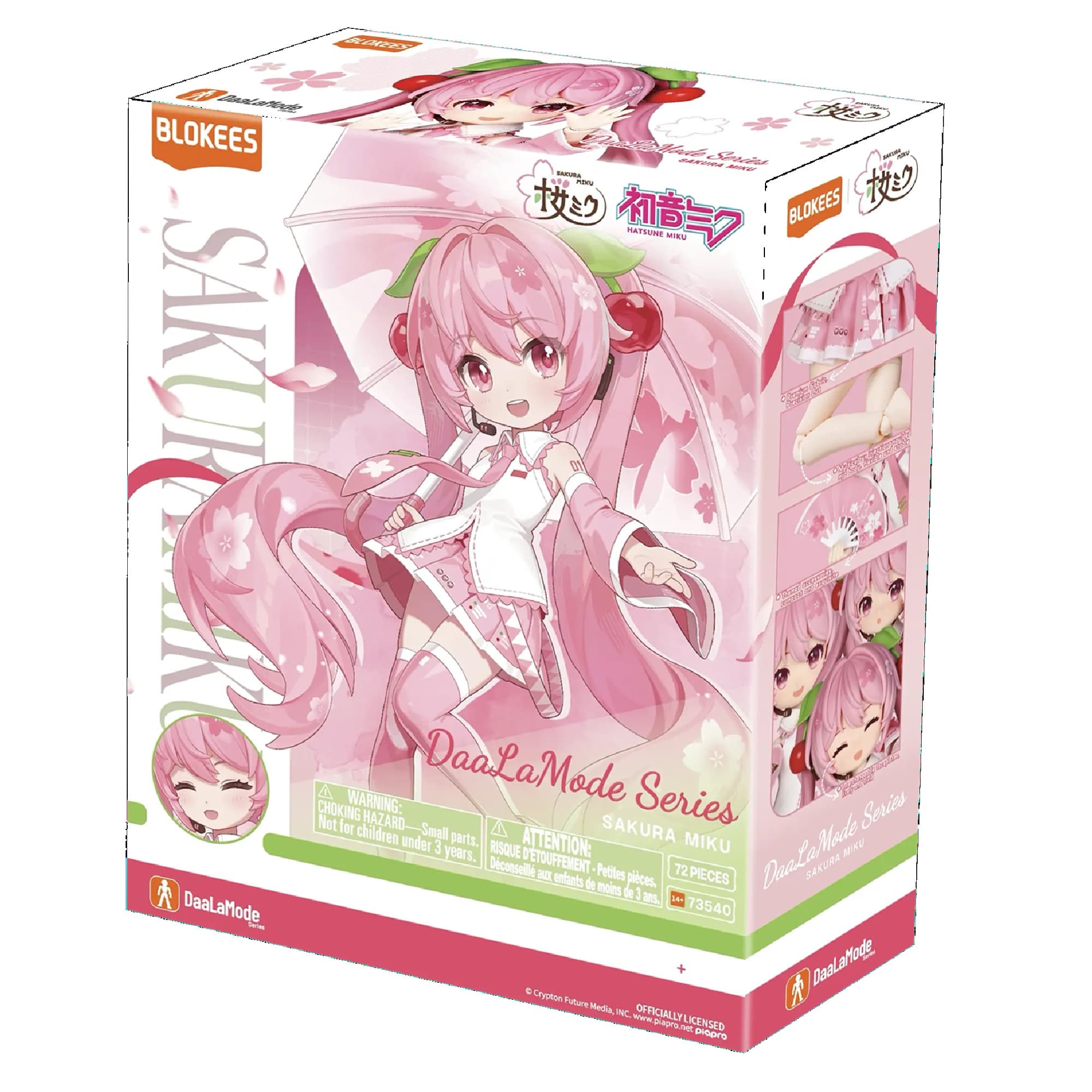 Sakura Miku DaaLaMode Series Model Kit by Blokees