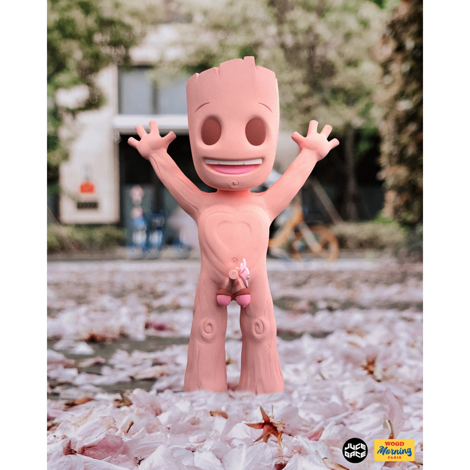 I am Wood Sakura Edition Resin Figure by Juce Gace