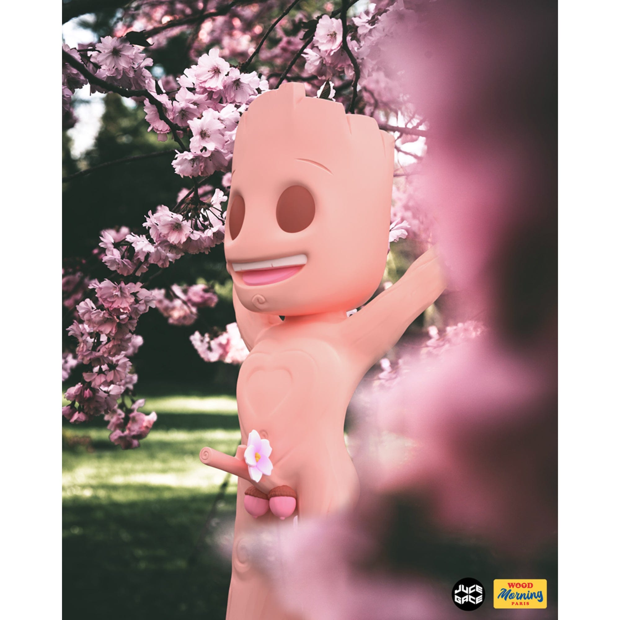 I am Wood Sakura Edition Resin Figure by Juce Gace