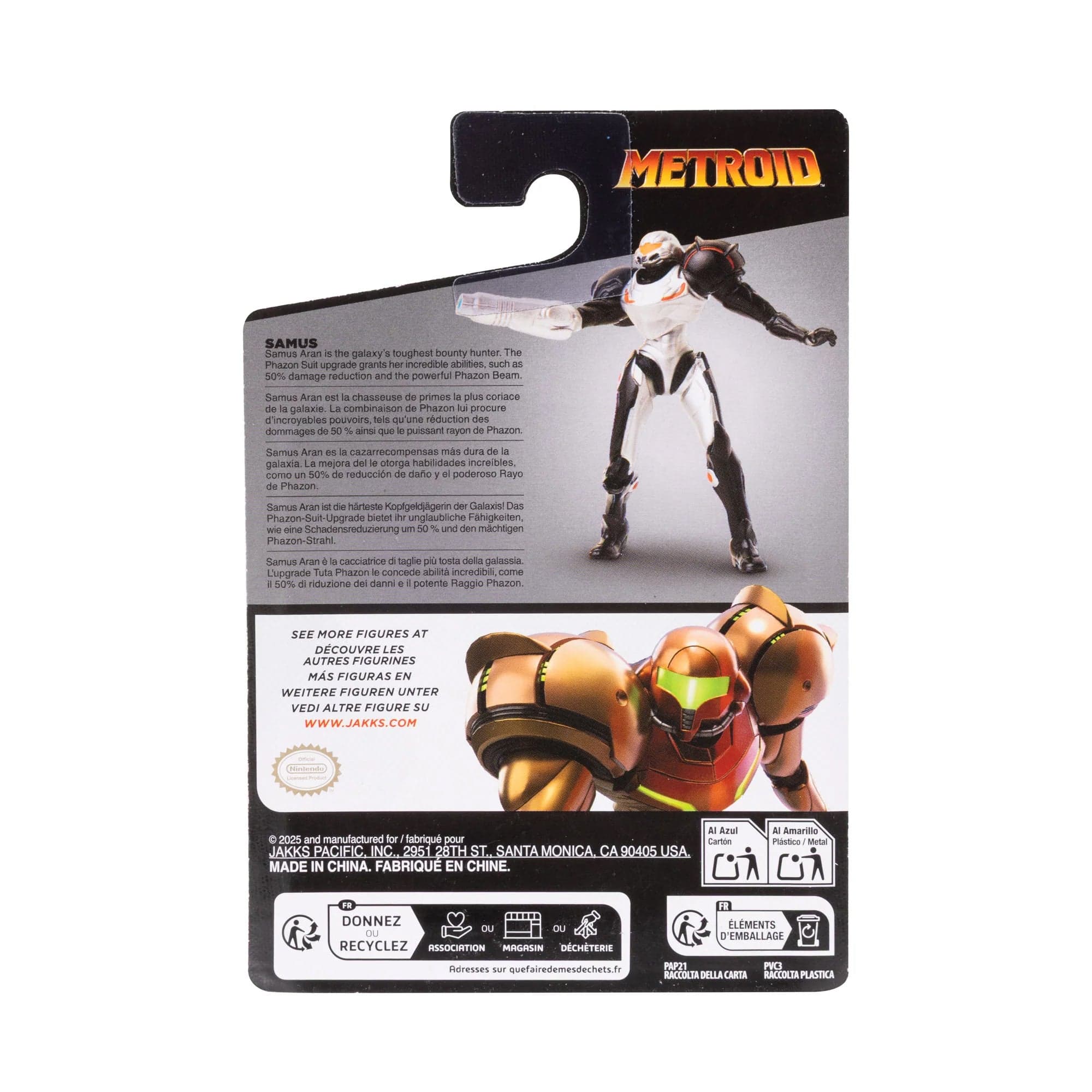 Samus Phazon Suit - Metroid Prime Nintendo 2.5-inch Figure Jakks Pacific