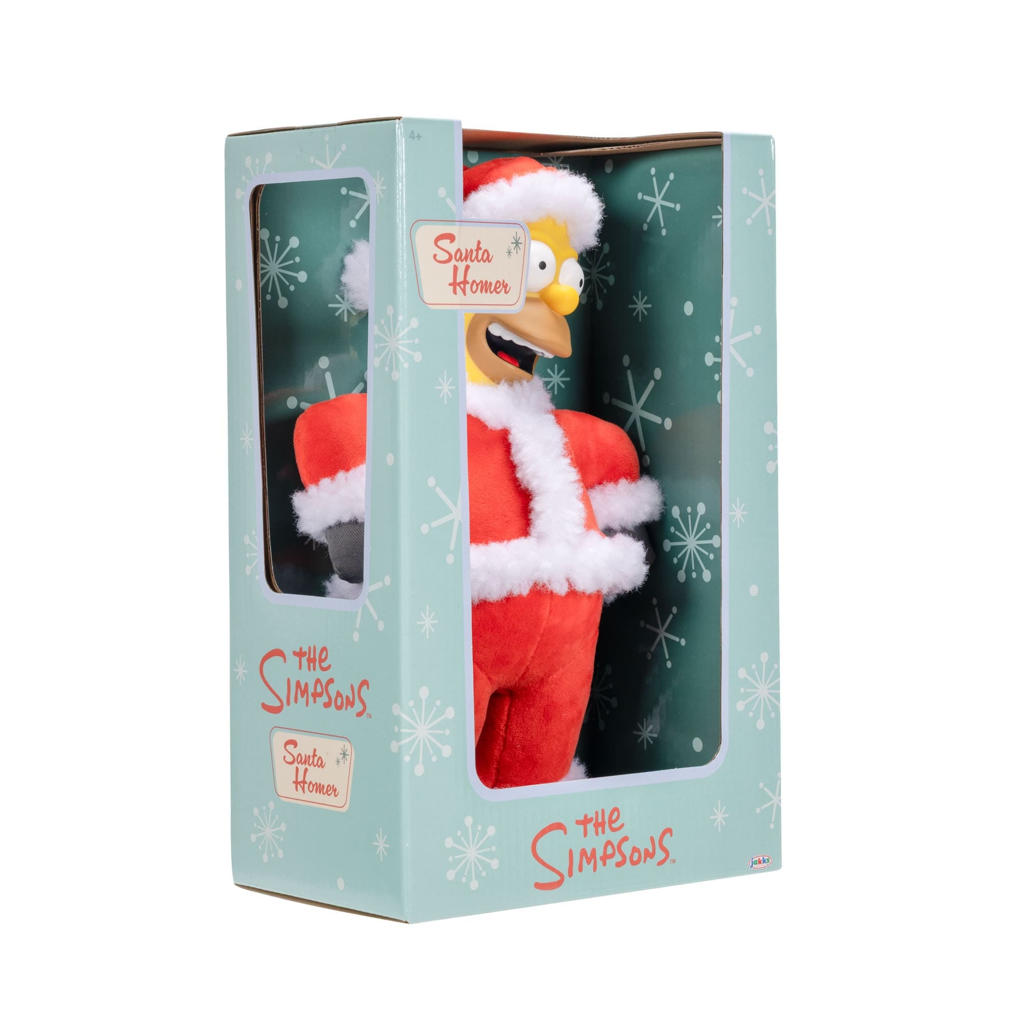 The Simpsons Santa Homer 10-Inch Roto Plush Figure by JAKKS Pacific