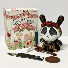 Santa Muerte Black 8" Dunny by Stephanie Buscema x Kidrobot