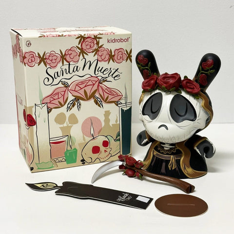 Santa Muerte Black 8" Dunny by Stephanie Buscema x Kidrobot