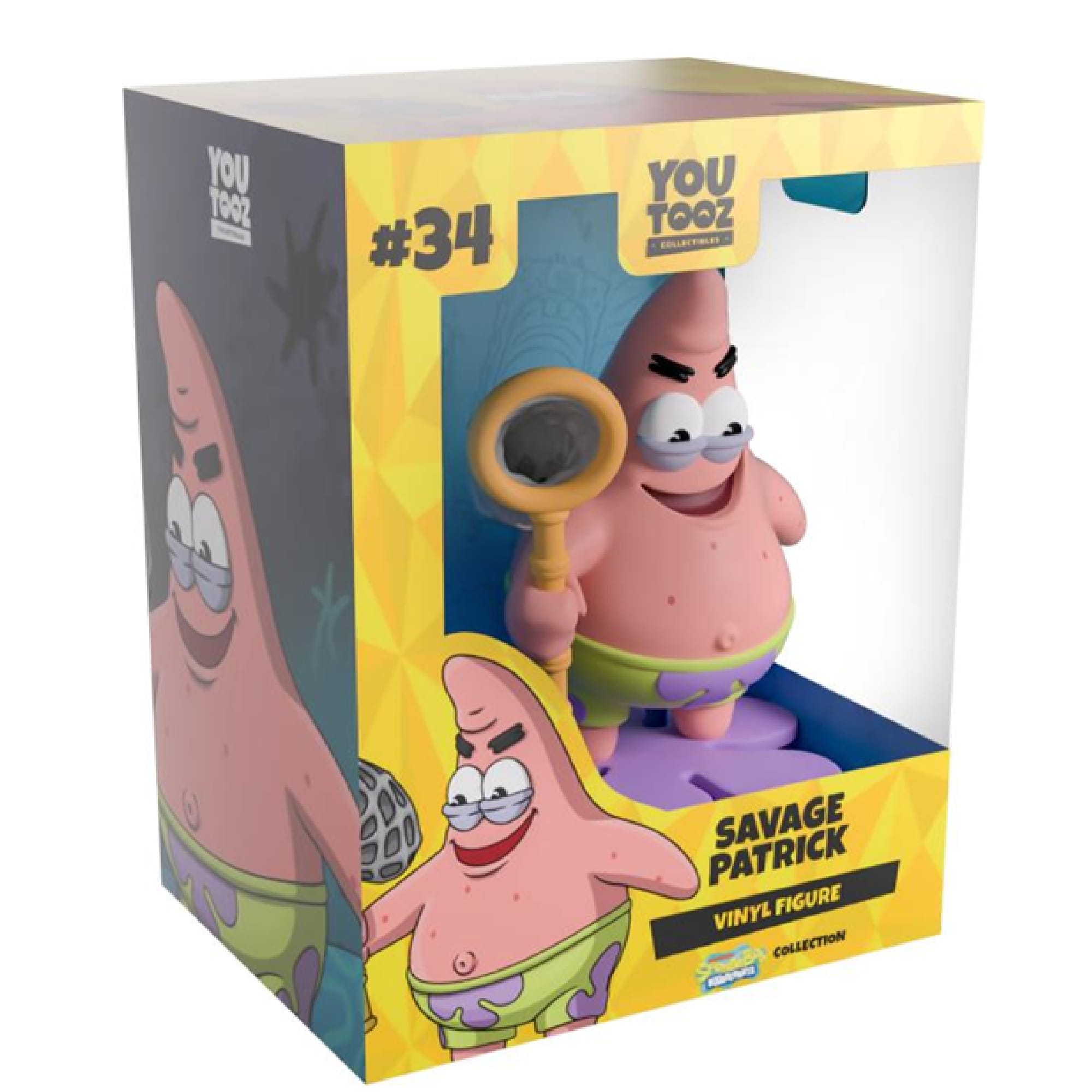 Savage Patrick - Spongebob Squarepants Vinyl Figure by Youtooz