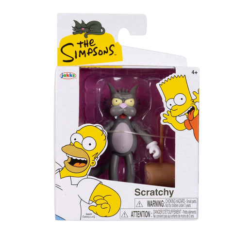 Scratchy - The Simpsons 2.5" Figure Wave 2 by Jakks Pacific