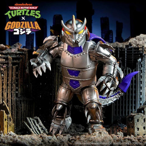 Shredder x Mechagodzilla - TMNT x Godzilla Action Figure by Playmates Toys