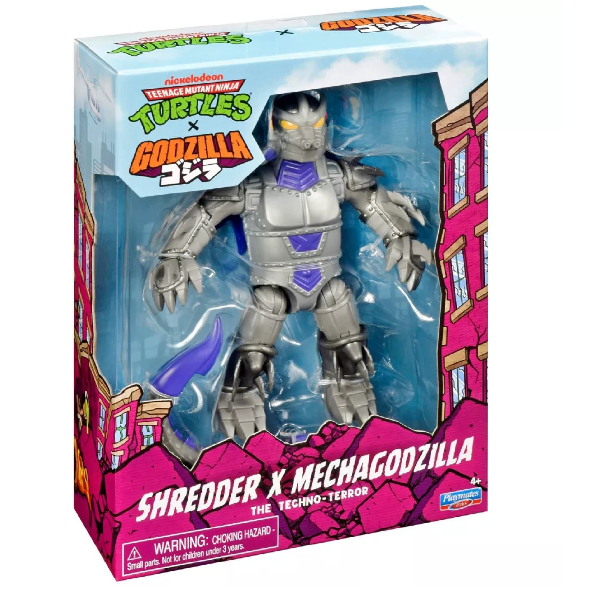 Shredder x Mechagodzilla - TMNT x Godzilla Action Figure by Playmates Toys