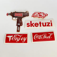 Sket-One's Coca-Sket Uzi Resin Sculpture