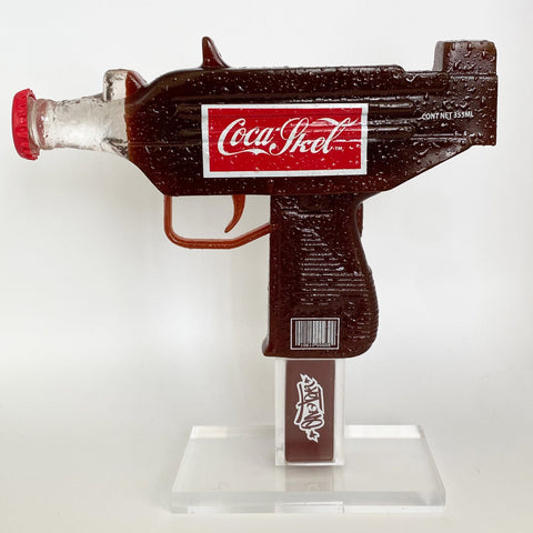 Sket-One's Coca-Sket Uzi Resin Sculpture