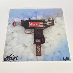 Sket-One's Coca-Sket Uzi Resin Sculpture