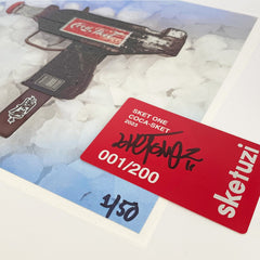 Sket-One's Coca-Sket Uzi Resin Sculpture