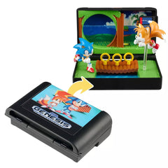 Sonic the Hedgehog 2 SEGA Genesis Collectible Diorama Console Heroes