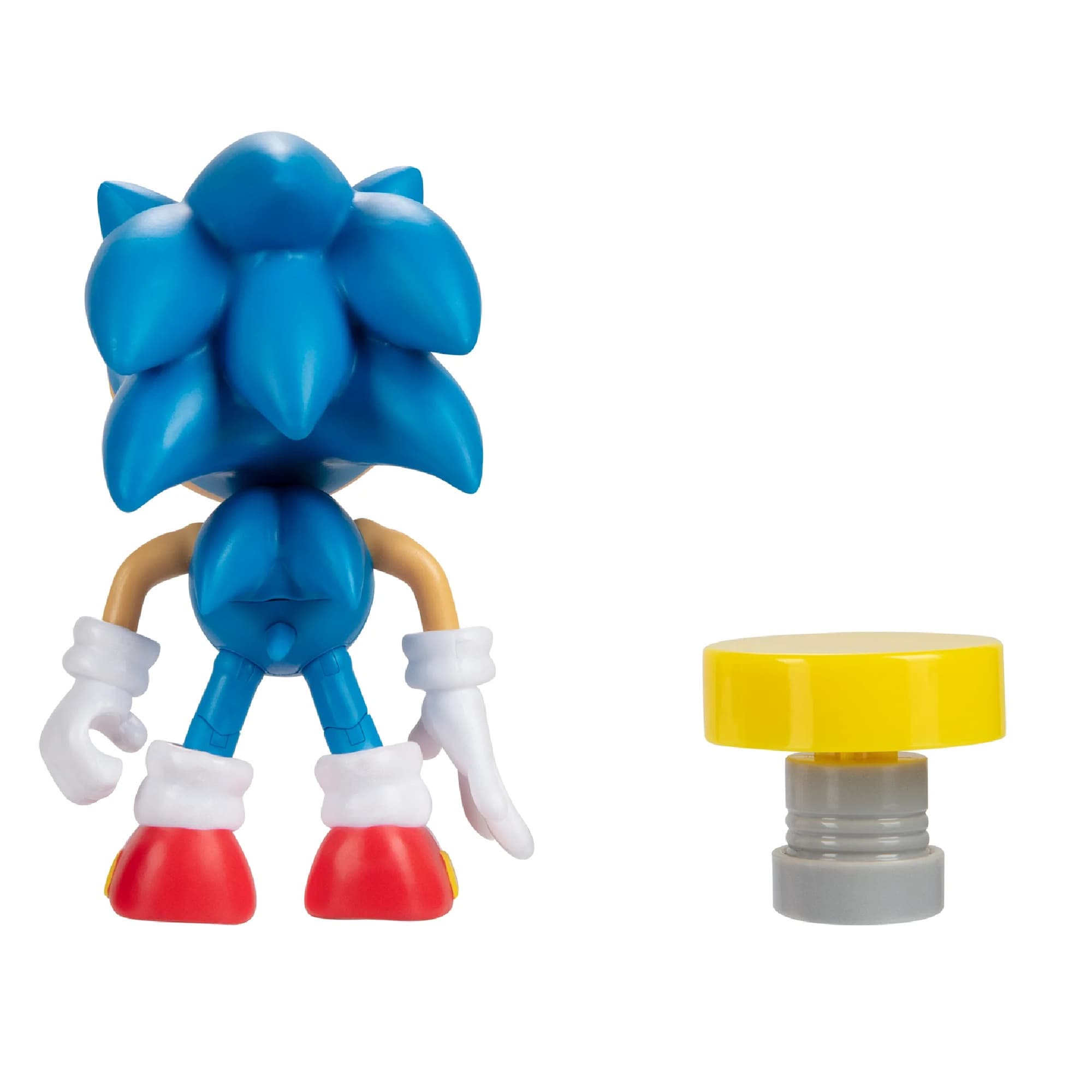 Classic Sonic with Yellow Spring - Sonic the Hedgehog 35th Anniversary 4-Inch Action Figure by JAKKS Pacific