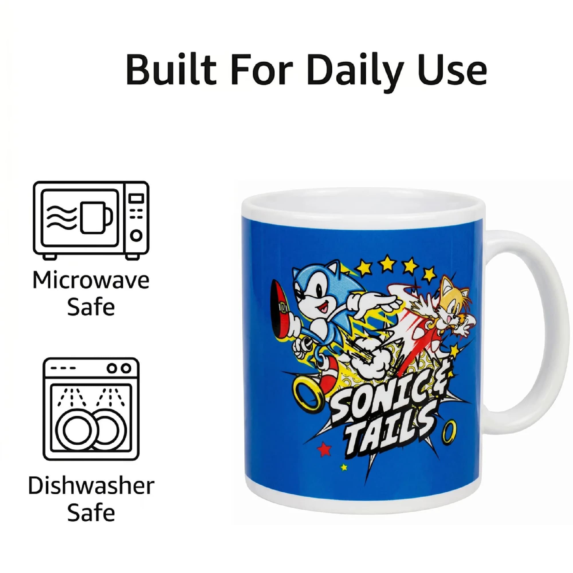 Sonic the Hedgehog Sonic & Tails 11 oz Ceramic Mug