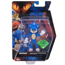 Sonic w/ Emerald Wave 3 - Sonic 3 Movie 5" Figure Jakks Pacific
