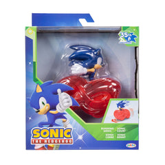 Running Sonic Feature Figure Wave 1 - Sonic the Hedgehog 35th Anniversary Jakks Pacific