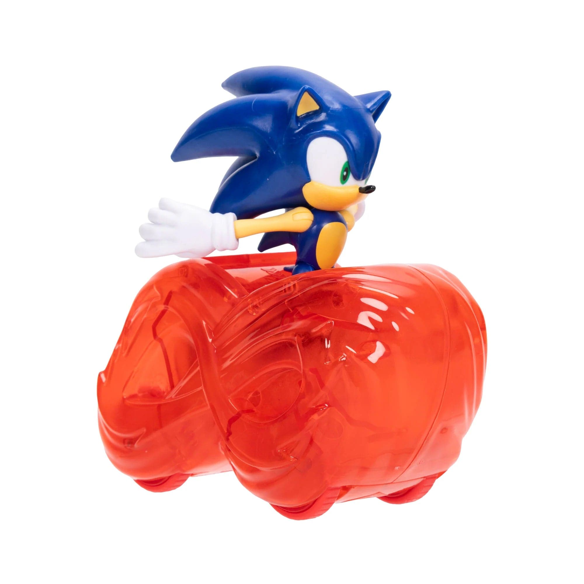 Running Sonic Feature Figure Wave 1 - Sonic the Hedgehog 35th Anniversary Jakks Pacific