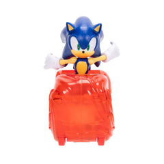 Running Sonic Feature Figure Wave 1 - Sonic the Hedgehog 35th Anniversary Jakks Pacific