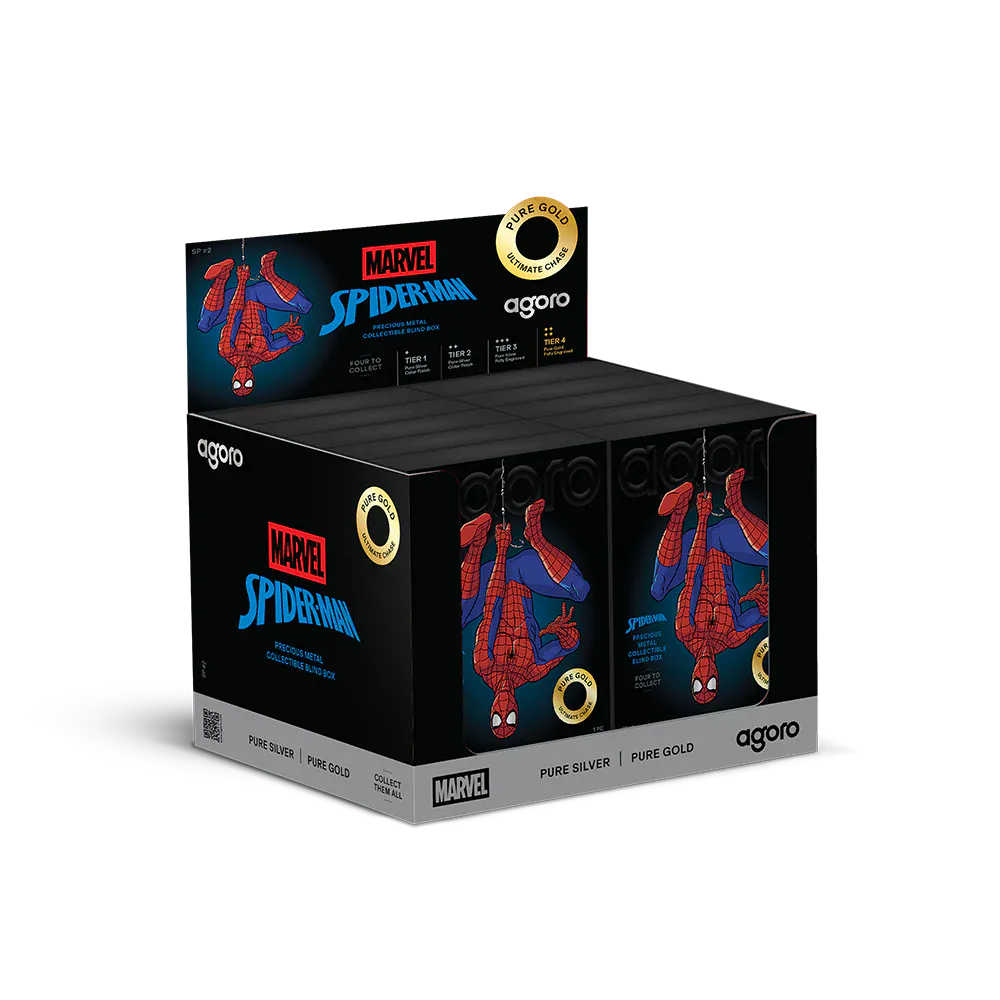 Marvel Spider-Man Transforms 1/2 oz Silver Coin Blind Box by Agoro