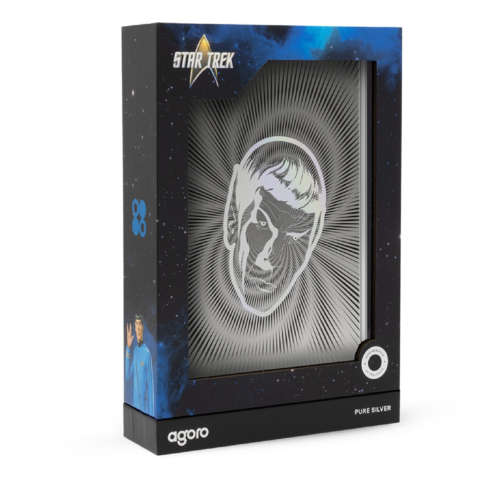 Star Trek - Spok 5gram Silver Collectible Foil by Agoro