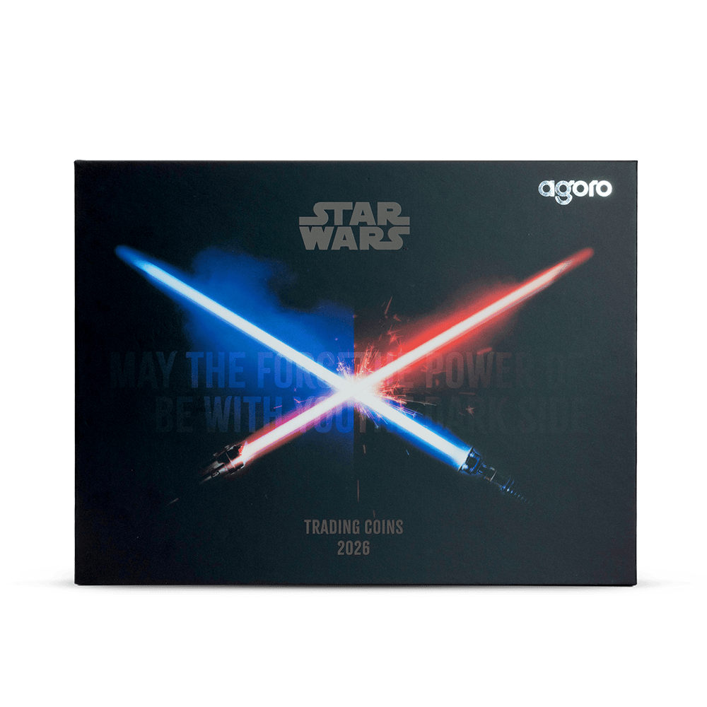 Star Wars 2026 Silver Collectible Trading Coins by Agoro