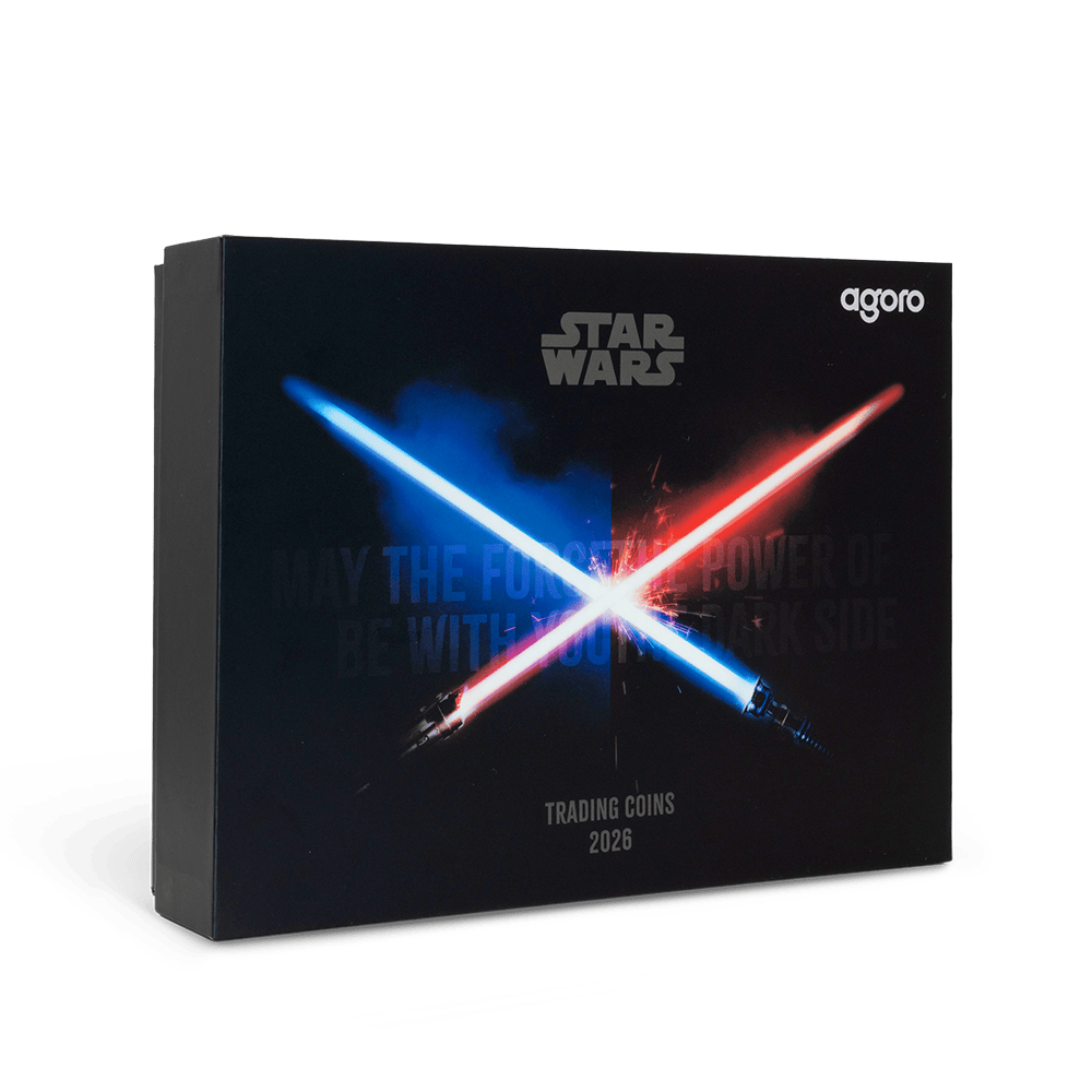 Star Wars 2026 Silver Collectible Trading Coins by Agoro