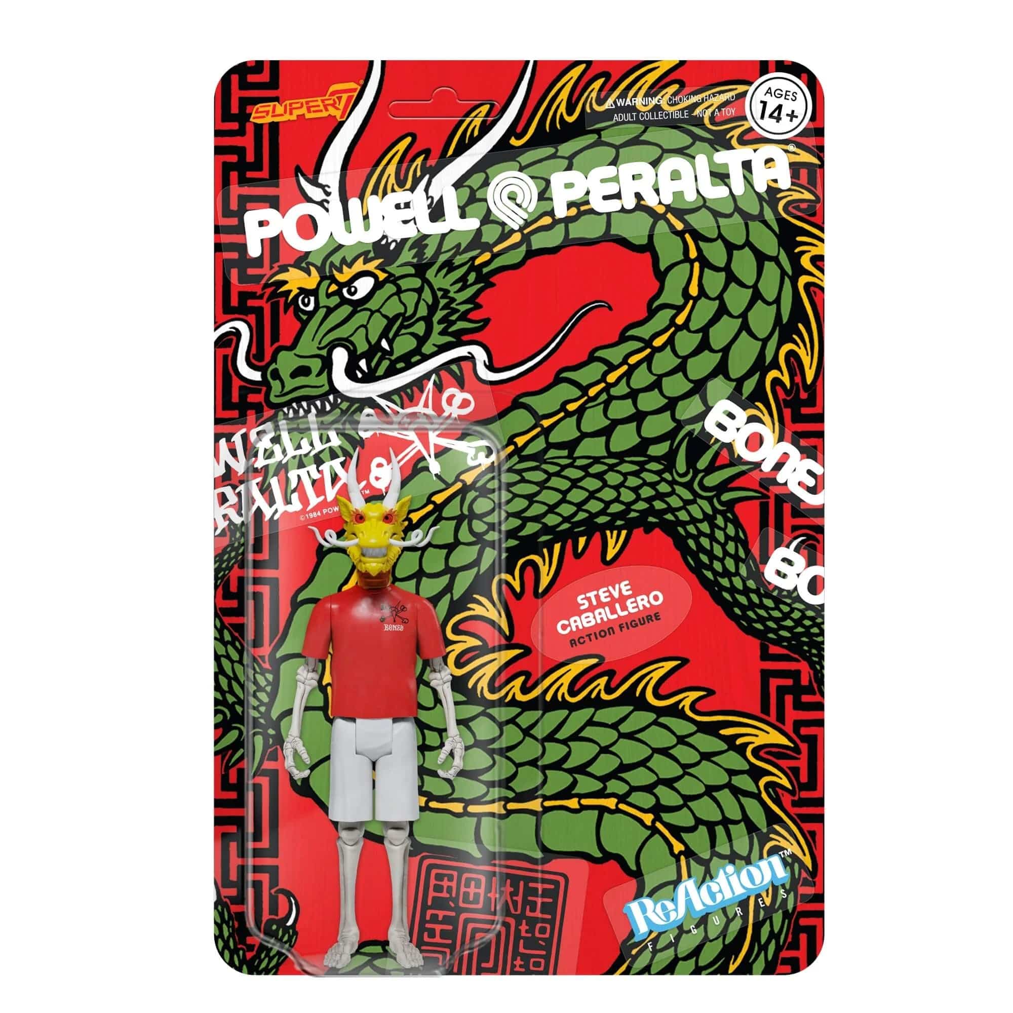 Steve Caballero Chinese Dragon Powell Peralta Reaction Figure Wave 1 b