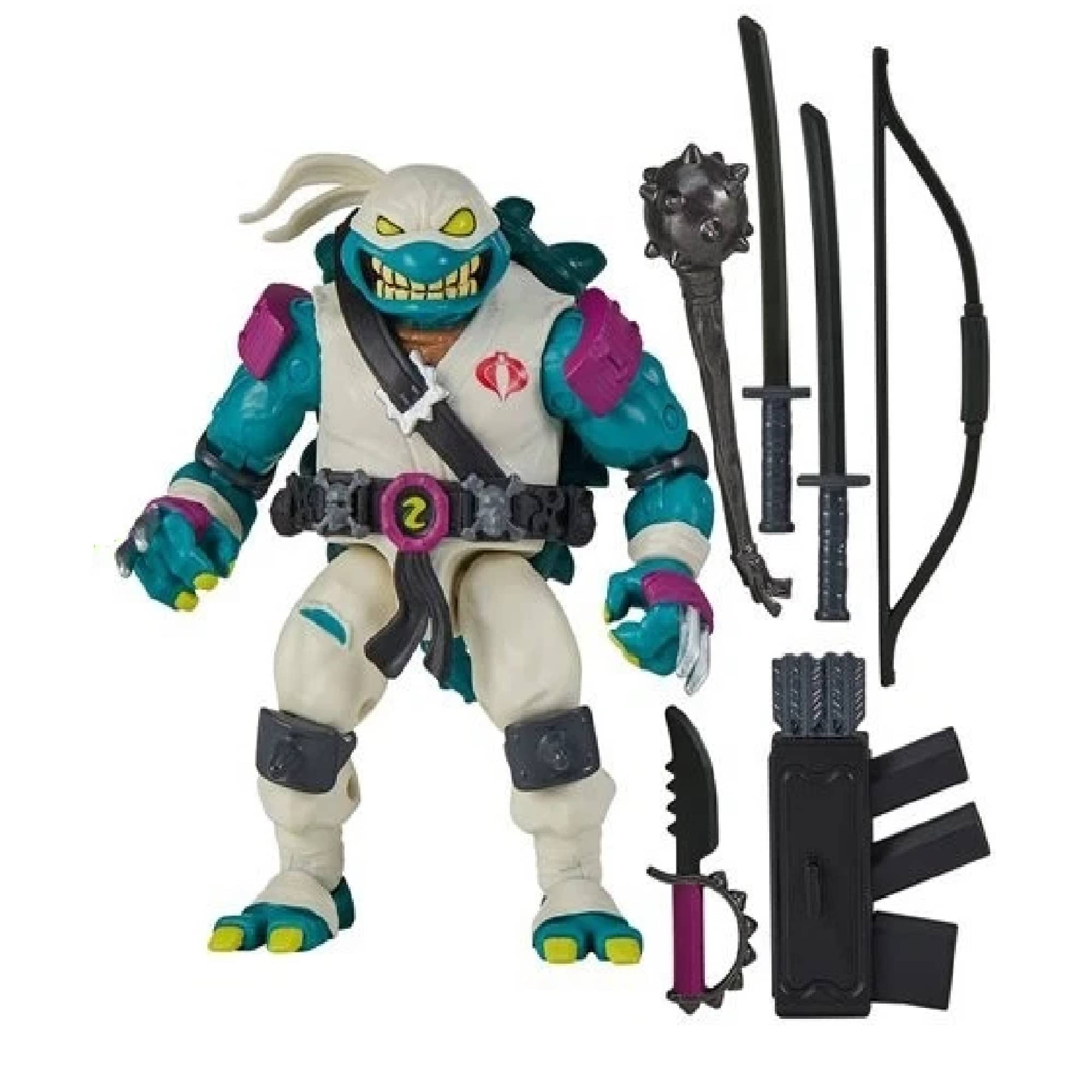 Slash x Storm Shadow - TMNT x G.I. Joe Action Figure with Accessories by Playmates Toys