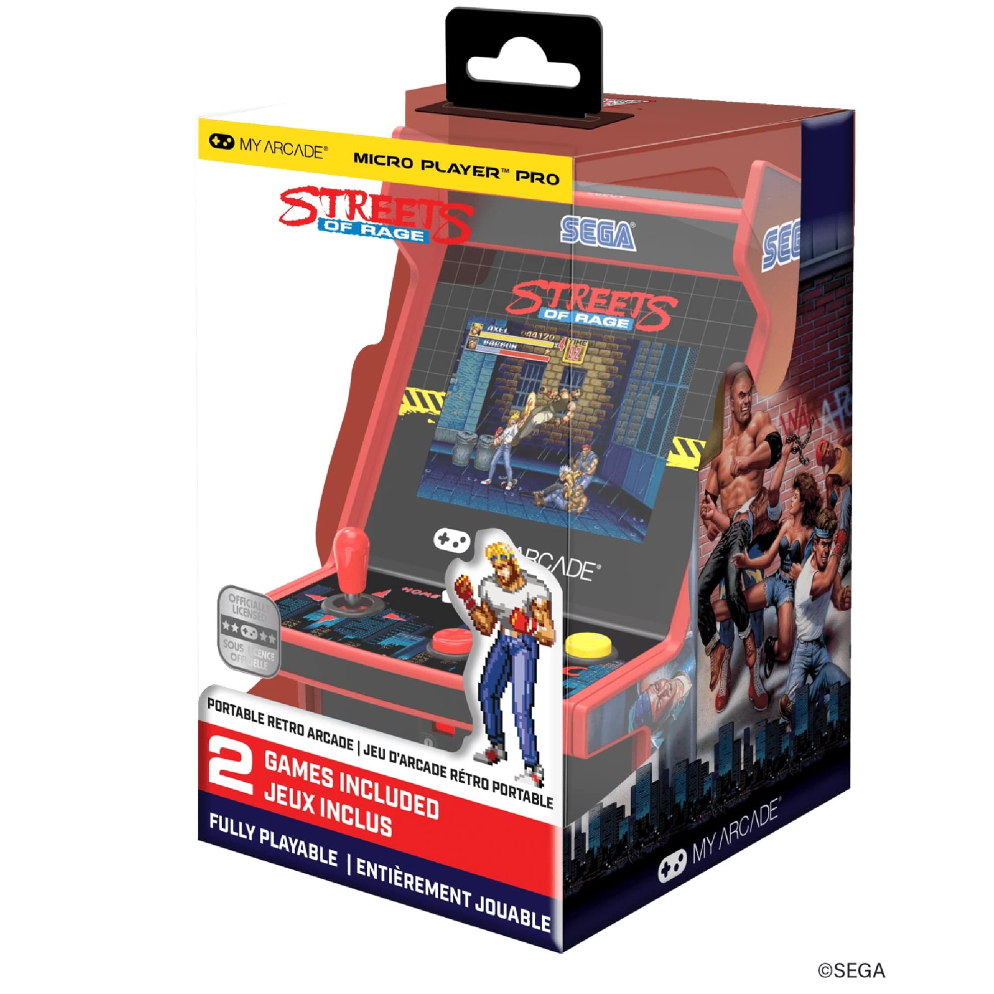Streets of Rage Micro Player Pro Portable Retro Tabletop by My Arcade