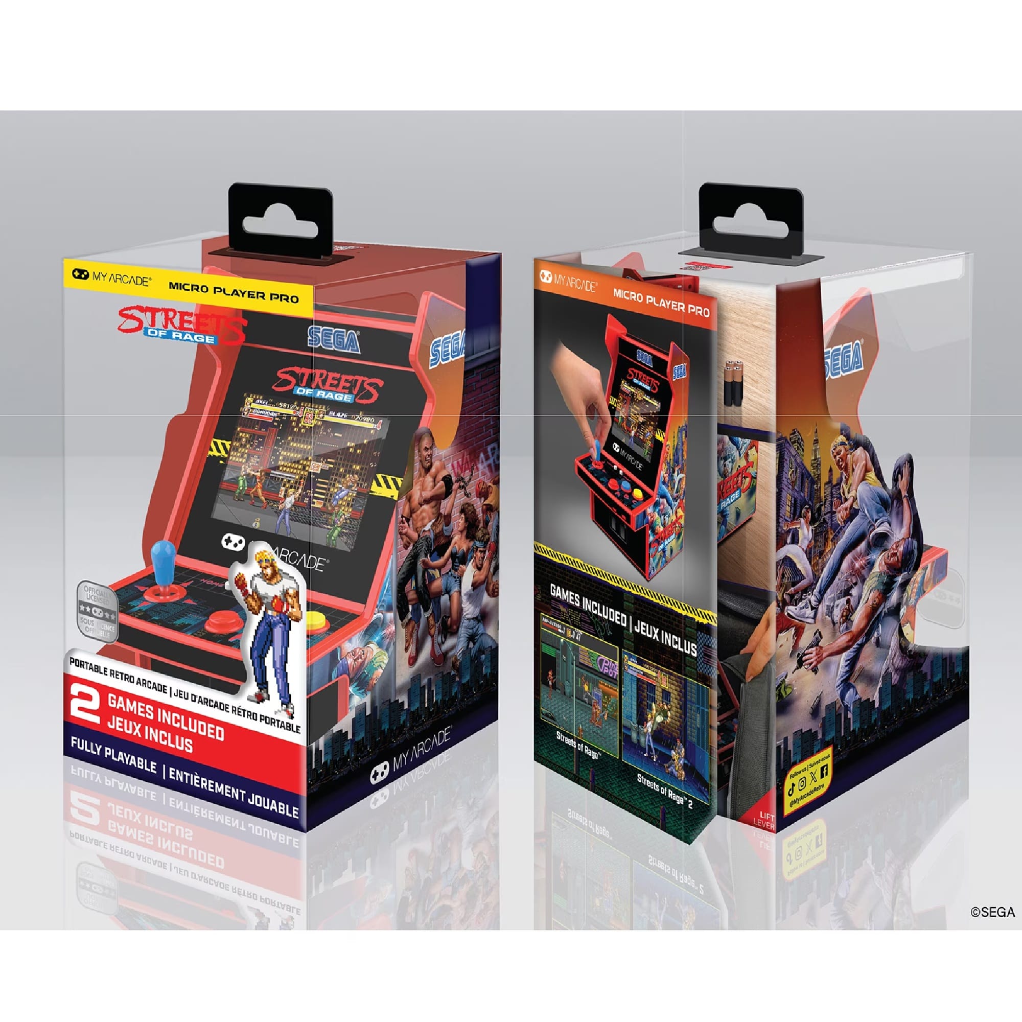 Streets of Rage Micro Player Pro Portable Retro Tabletop by My Arcade