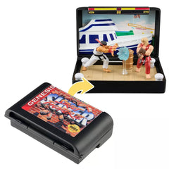 Super Street Fighter II SEGA Genesis Collectible Diorama Console Heroes