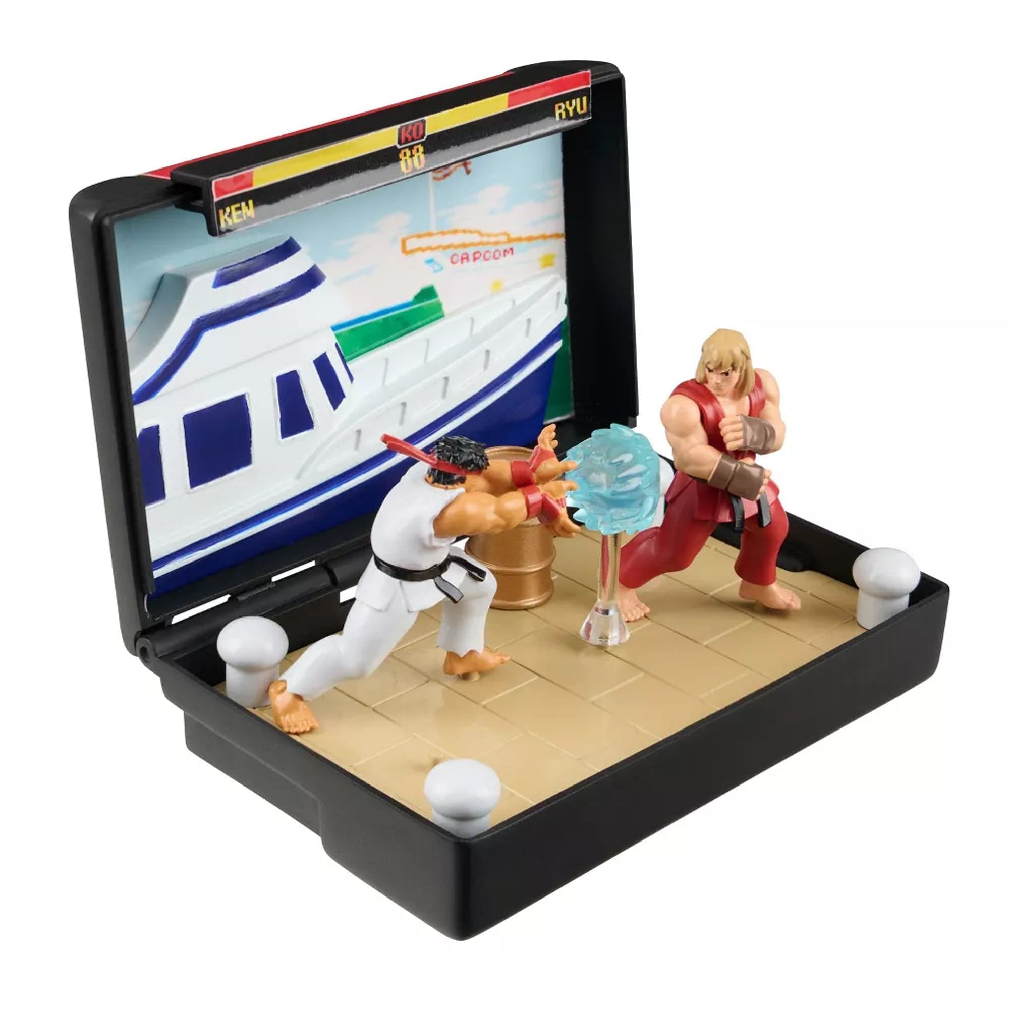 Super Street Fighter II SEGA Genesis Collectible Diorama Console Heroes