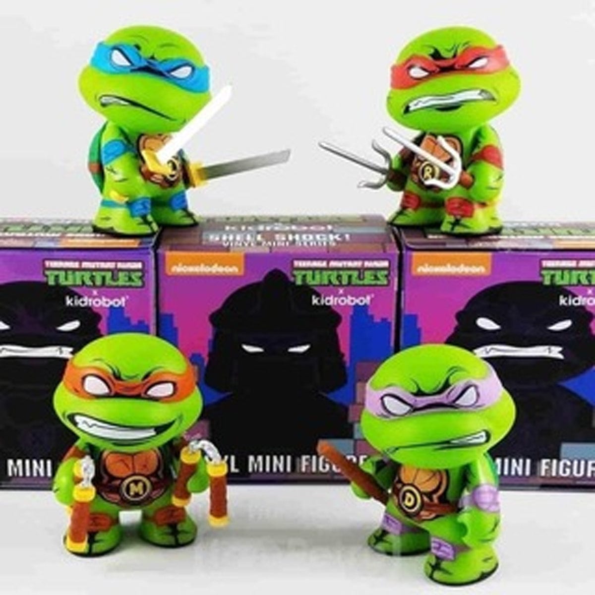 Tmnt Display Shell TMNT - Shell Shock Vinyl Mini Series 2 - Display Case Contains 20 Blin
