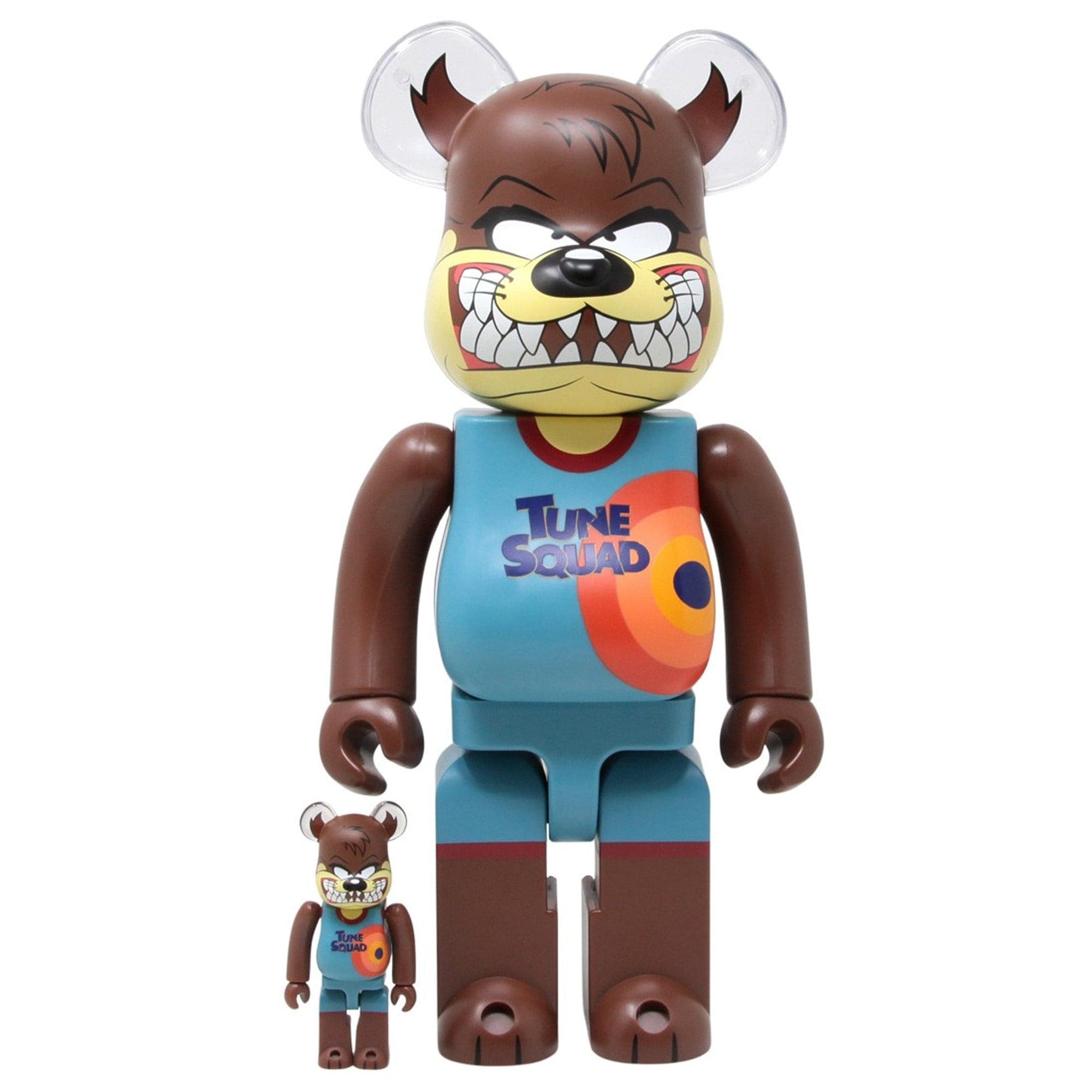 Tasmanian Devil Space Jam 400% + 100% Bearbrick by Medicom