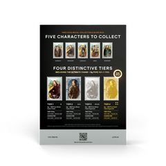 The Lord of the Rings 5g Silver Foil Blind Box by Agoro