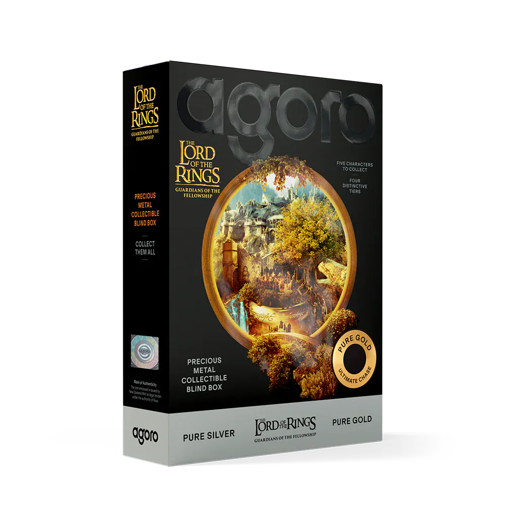 The Lord of the Rings 5g Silver Foil Blind Box by Agoro