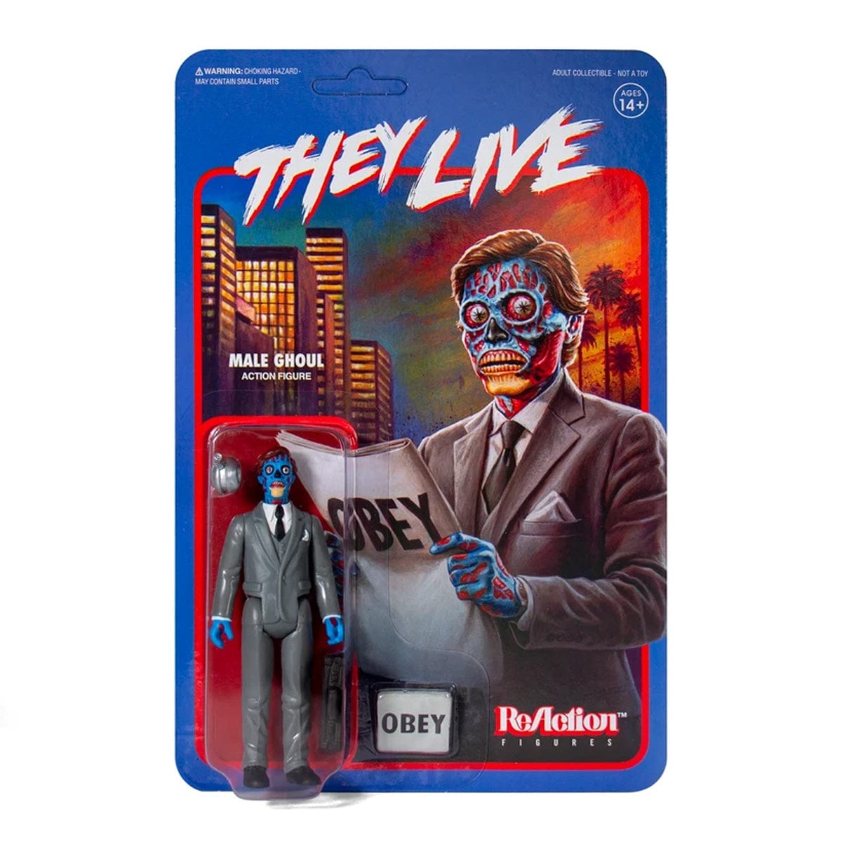 They Live Male + Female Ghoul Reaction Figures by Super7