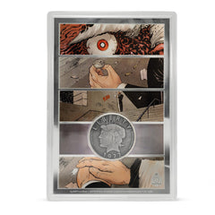 Two Face's Coin Batman DC Comics Collectible Silver Set by Agoro