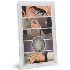 Two Face's Coin Batman DC Comics Collectible Silver Set by Agoro