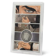 Two Face's Coin Batman DC Comics Collectible Silver Set by Agoro