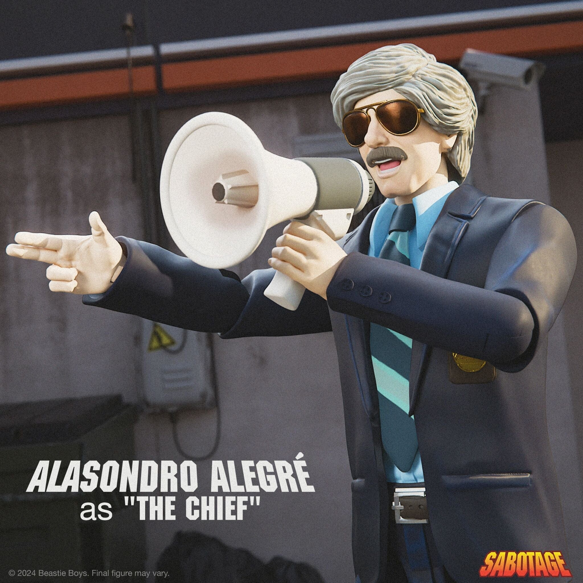 Alasondro Alegré as The Chief - Beastie Boys Sabotage Ultimates Figure by Super7