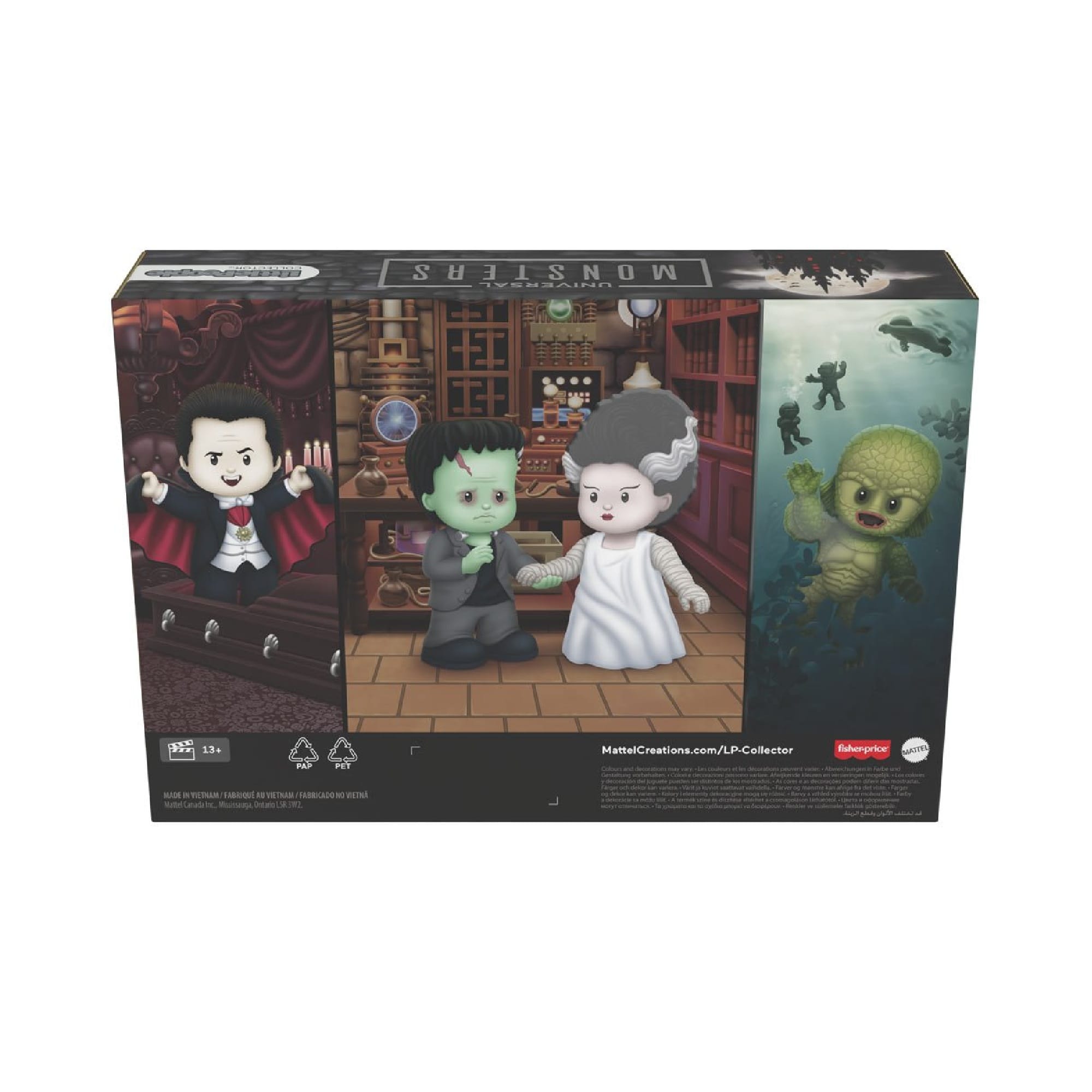 Universal Monsters Little People Collector Figure Set by Fisher-Price